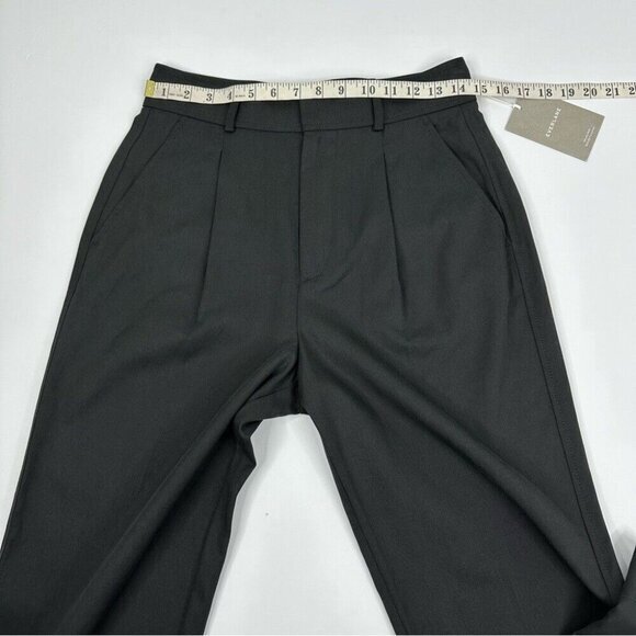 Everlane Women’s NWT Black Career The Way-High Taper Trouser Pant 4/W29/L27 - Picture 9 of 12